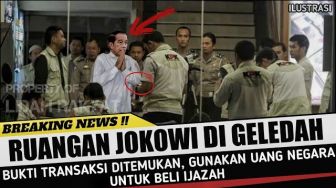 CEK FAKTA: Jokowi Digeledah KPK, Geger Ketahuan Beli Ijazah Pakai APBN, Benarkah?