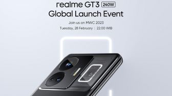 realme GT3 Konfirmasi Peluncuran Global dengan Pengisian Daya 240W 28 Februari