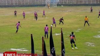 Walau Hujan Deras, Turnamen Sepak Bola Ansor Cup 2023 Berlangsung Meriah 