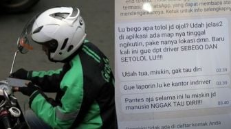 Nyelekit! Bapak Ojol Ini Dimaki-maki Customer Bikin Netizen Ikut Sakit Hati