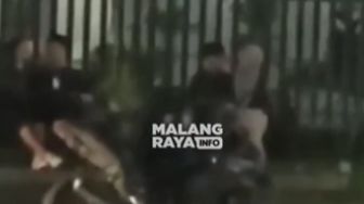 Lagi, Pasangan Muda-mudi Tepergok Mesum di Bangku Jalan Ijen Malang