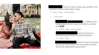 Unggah Foto Romantis Pakai Tas LV dan Sepatu Chanel, Erina Gudono Kena Sentil Netizen: Katanya Merakyat!