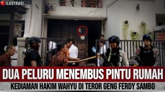 CEK FAKTA: Diteror Geng Ferdy Sambo, Pintu Rumah Hakim Wahyu Tembus Dua Peluru, Benarkah?