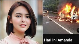 CEK FAKTA: Amanda Manopo Alami Kecelakaan di Tol Cipali, Kondisi Mobil Mengenaskan