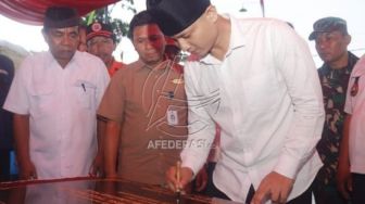 Bupati Trenggalek Resmikan SPBB Pertades di Kecamatan Pule