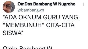 Cita-cita Puterinya "Dibunuh" Guru, Curhatan Dosen Asal Bantul Ini Viral