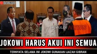 CEK FAKTA: Presiden Jokowi Ternyata Selama Ini Pakai Ijazah Gibran, Benarkah?
