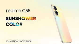 realme C55 Terbaru Berdesain Sunshower Mejeng di 2023 PMPL ID Spring