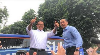 Sebut Langkah Ke Depan Butuh Ketangguhan, Anies di Depan Kader Demokrat: Mas AHY, Kita Siap Sama-Sama!