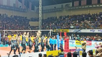 Final Four Proliga 2023 di Semarang Dihadiri SBY, Jakarta LavAni Allo Bank Berhasil Kalahkan Jakarta STIN BIN