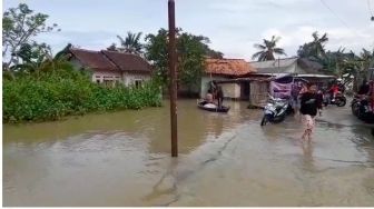 Sepekan Terendam Banjir, Aktivitas Warga Muaragembong Lumpuh Total