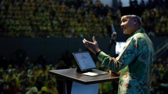Dihadapan Kader Muhammadiyah Jateng, Ganjar Pranowo:Indonesia Bisa Kembalikan Kejayaan Islam yang Penuh Kedamaian