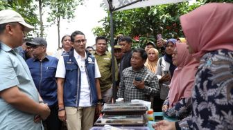 Sandiaga Uno Pelopori Julela di Setu Tujuh Muara Depok, Berdayakan Anak Muda di Destinasi Wisata