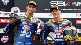Raih Juara Superpole di WSBK Mandalika 2023, Toprak Razgatlioglu dan Andrea Locatelli Catat Sejarah buat Yamaha