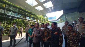 Momen Kapolda Metro Jaya Besuk David, Disambut Anggota GP Ansor