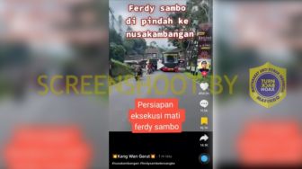 CEK FAKTA: Video Ferdy Sambo Dipindahkan ke Nusakambangan untuk Persiapan Eksekusi Mati, Benarkah?