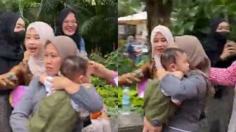 Viral Video Rayyanza 'Cipung' Ketakutan Dikejar Emak-Emak, Tantenya yang Psikolog Buka Suara: Gak Etis!