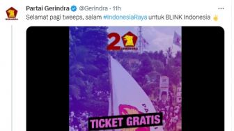 Gerindra Dikecam Gegara Bagi-bagi Tiket Konser Blackpink Gratis, PVRI: Ini Politik Uang!