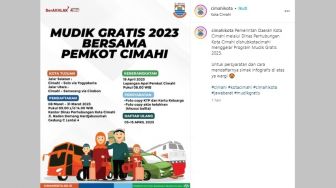 Mudik Gratis 2023 Pemkot Cimahi Dibuka, Cek Kuota dan Persyaratannya