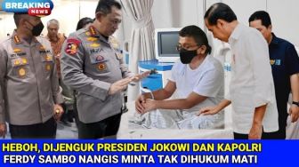 CEK FAKTA: Ferdy Sambo Dijenguk Jokowi dan Kapolri, Nangis Mohon Tak Dihukum Mati, Benarkah?