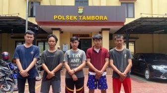 6 Orang Komplotan Geng Gang Sabar Diringkus Polisi usai Bacok Warga yang Lagi Asik Nongkrong di Tambora