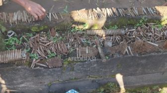 Ratusan Butir Amunisi Senjata Api Ditemukan di Area Pemakaman