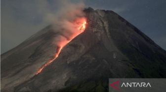 Menilik Aktivitas Gunung Merapi Sepekan Terakhir, 148 Kali Lava Dimuntahkan dan Kegempaan Masih Tinggi