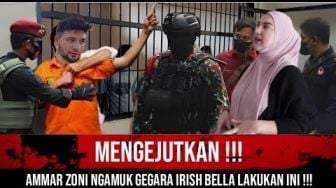 Cek Fakta: Ammar Zoni Ngamuk di Penjara Lihat Irish Bella Cium Pria Lain