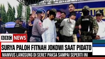 CEK FAKTA: Surya Paloh Diseret Polisi Usai Fitnah Jokowi dalam Pidato, Benarkah?