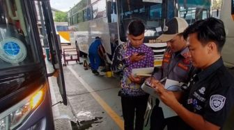Jelang Ramadan, Dishub Kabupaten Tangerang Inspeksi Kelaikan Angkutan Umum 