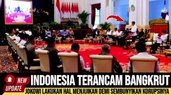 CEK FAKTA: Jokowi Sembunyikan Menteri yang Korupsi Buntut RI Terancam Bangkrut, Benarkah?