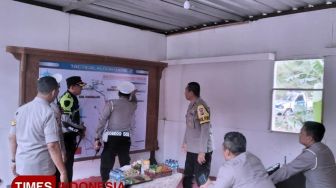 Polda Jabar Pastikan Kesiapan Sarana Prasarana di Jalur Salawu-Garut 