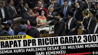 CEK FAKTA: DPR Desak Sri Mulyani Mundur dari Kursi Menkeu Gara-gara 300 T, Benarkah?