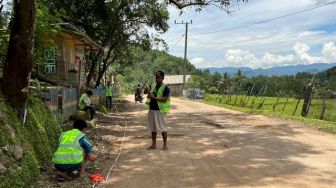 Pemprov Sulsel Lanjutkan Rekonstruksi 3,1 KM Ruas Minasatene di Pangkep