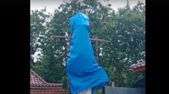 Heboh Patung Bunda Maria di Kulon Progo Ditutup Terpal, Polisi Bantah Ada Tekanan dari Ormas