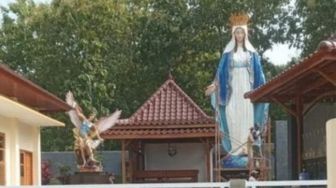 Akui Ada Kesalahan Narasi Soal Patung Bunda Maria Ditutup Terpal, Polres Kulon Progo Minta Maaf