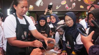 Peluang Kerja Baru Dari Pengelolaan Limbah Kopi Jadi Sabun, UKM Sahabat Sandi Lampung Ajak Emak-Emak Berwirausaha