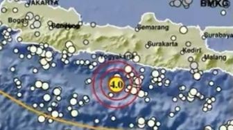 Jelang Tengah Malam, Gempa Berkekuatan Magnitudo 4,0 Guncang Jogja