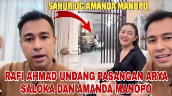 Cek Fakta: Raffi Ahmad Undang Arya Saloka dan Amanda Manopo Sahur Bereng