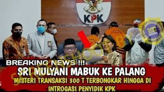 CEK FAKTA: Sri Mulyani Mabuk Kepalang Diinterogasi KPK, Misteri Rp 300 T Terungkap, Benarkah?