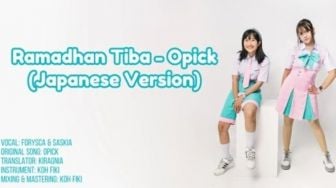 Bikin Gemes, Dua Remaja Ini Nyanyikan ‘Ramadhan Tiba’ Pakai Bahasa Jepang