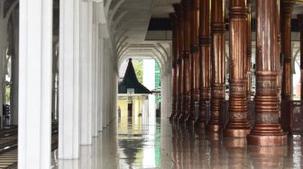 Takjub! Megahnya Masjid Agung Al-Falah Jambi, Dijuluki Masjid 1000 Tiang