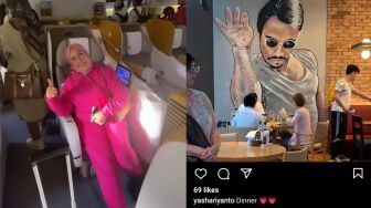 Ngakunya Cuma Jalan-Jalan, Viral Foto Istri Sekda Riau Makan Malam di Restoran Salt Bae di Turki