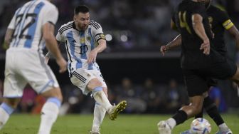 Lionel Messi Sudah Cetak 100 Gol untuk Argentina, Dekati Rekor Cristiano Ronaldo