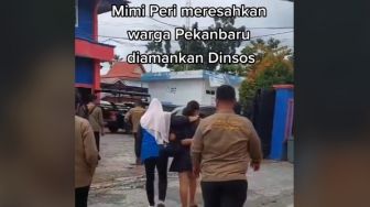 Mimi Peri Diamankan Dinsos Pekanbaru Gegara Dianggap Meresahkan, Netizen Syok Lihat Videonya