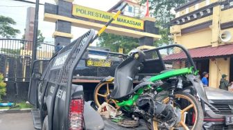 Penampakan Sepeda Motor Terobos Ring 1 Presiden Jokowi, Wajah Pengemudi Belum Ditampilkan Polisi