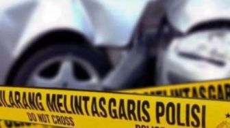 Brakk! Polisi Bersepeda Ditabrak Mobil hingga Tak Sadarkan Diri, Pengemudi Pegawai BUMD