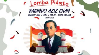 Lomba Pidato Tingkat SMA/Sederajat se Kota Padang Ditabuh, Teladani Semangat Juang Bagindo Aziz Chan