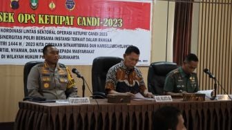 1.016 Personiel Gabungan Amankan Operasi Ketupat Candi Polresta Solo Tahun 2023