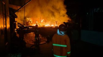 Empat Unit Rumah Warga Kota Lintang Aceh Tamiang Ludes Terbakar